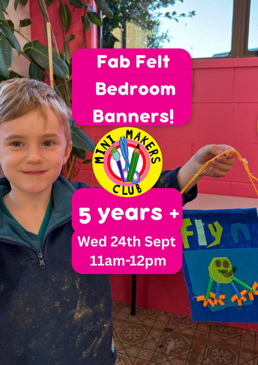 Age 5+ Weds 24th Sept. Morning 11am-12pm