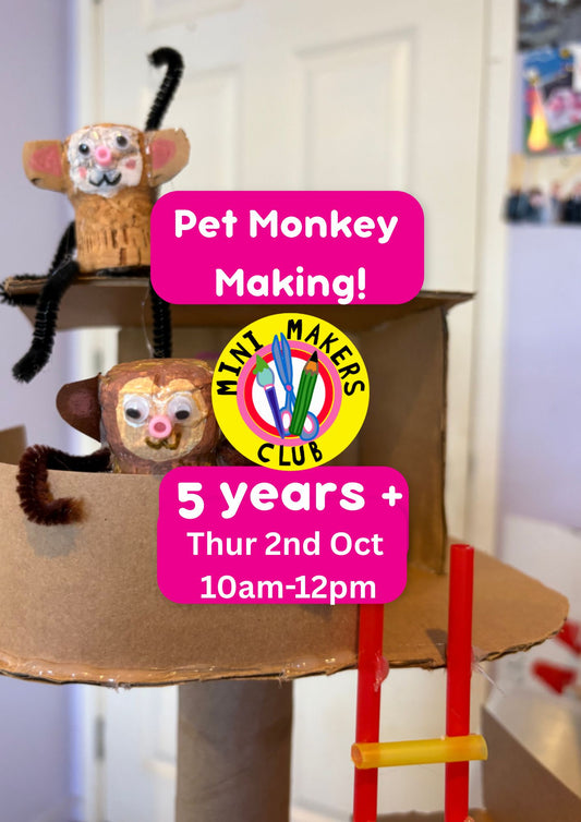 Age 5+ Thursday 2nd Oct. Morning session 10am-12pm