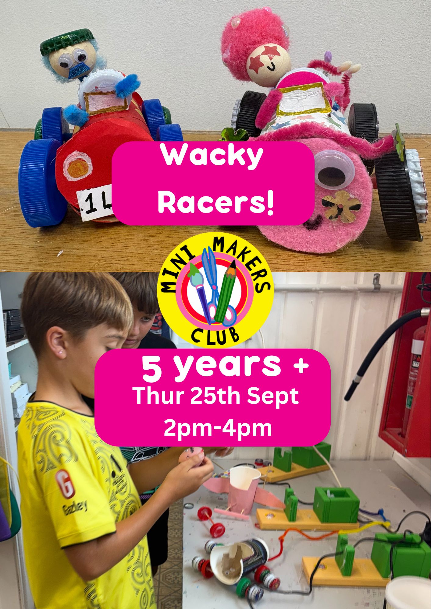 Age 5+ Thursday 25th Sept Afternoon Session 2pm-4pm