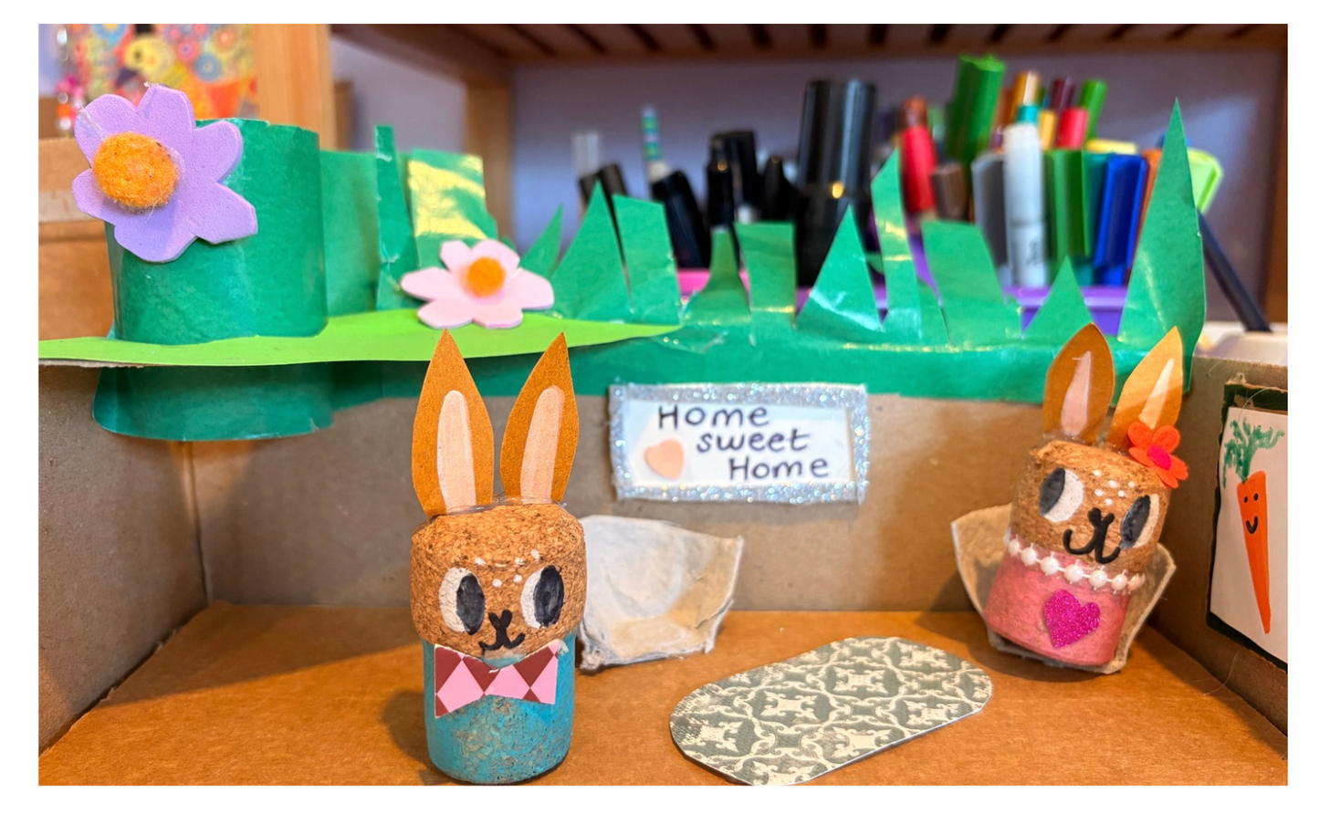 2 hours - let's make Rabbit burrows!