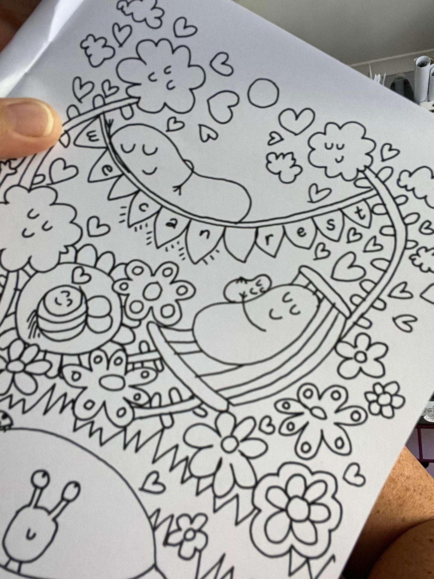 Boopino's mini mindfulness colouring book!