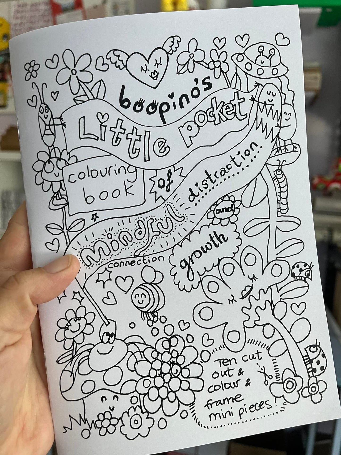Boopino's mini mindfulness colouring book!