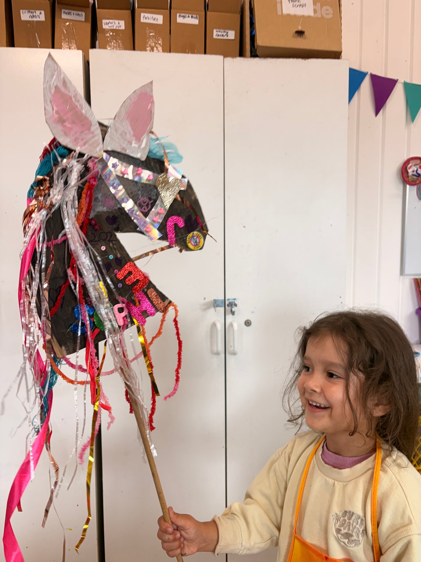 2 hours - let's make Hobby Horses!