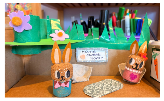 2 hours - let's make Rabbit burrows!