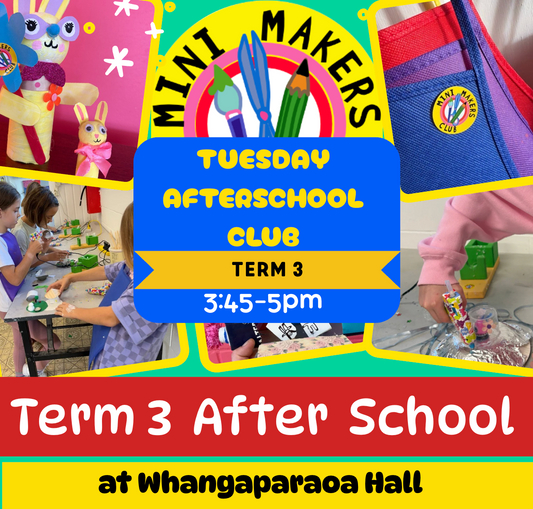 Term 3 Afterschool sessions TUESDAYS