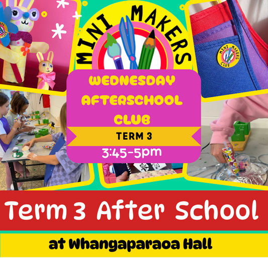 Term 3 Afterschool sessions WEDNESDAYS