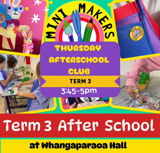 Term 3 Afterschool sessions THURSDAYS