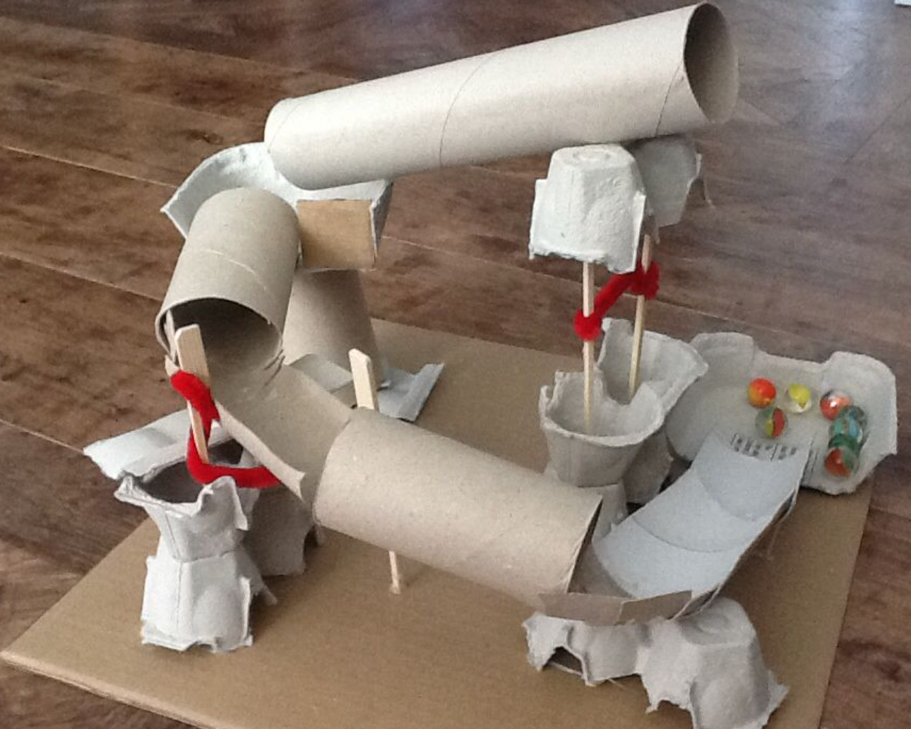 2 hours - let's make Marble Runs!